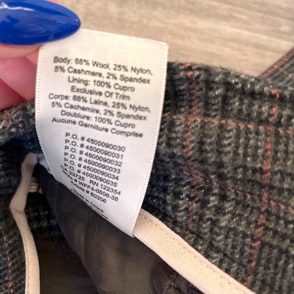 SOLD - Aritzia Wilfred Tie-Front Wool Pant Size 4 - Picture 7 of 8